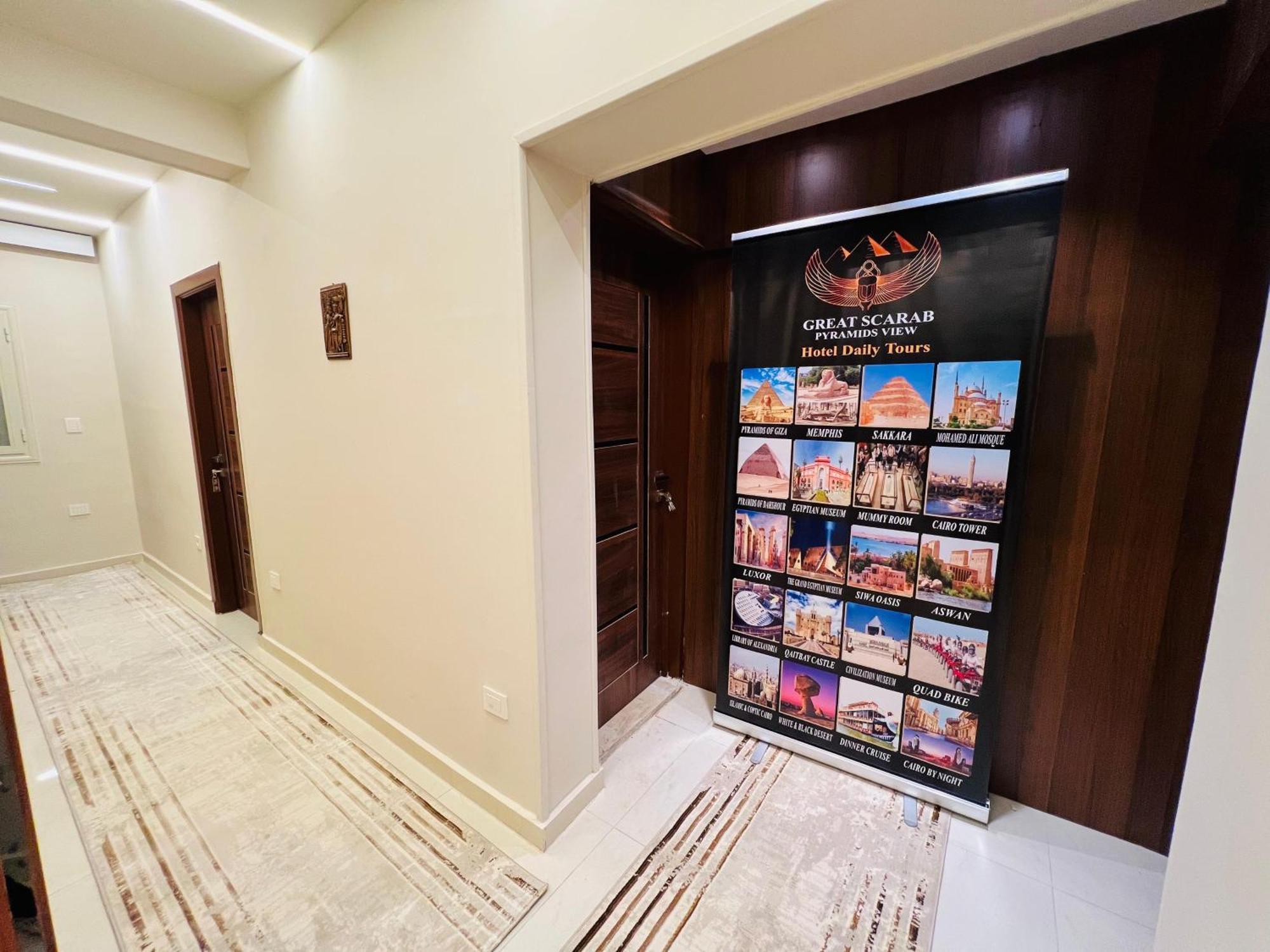 Great Scarab Pyramids View Hotel Kafrat al Jabal Exterior photo