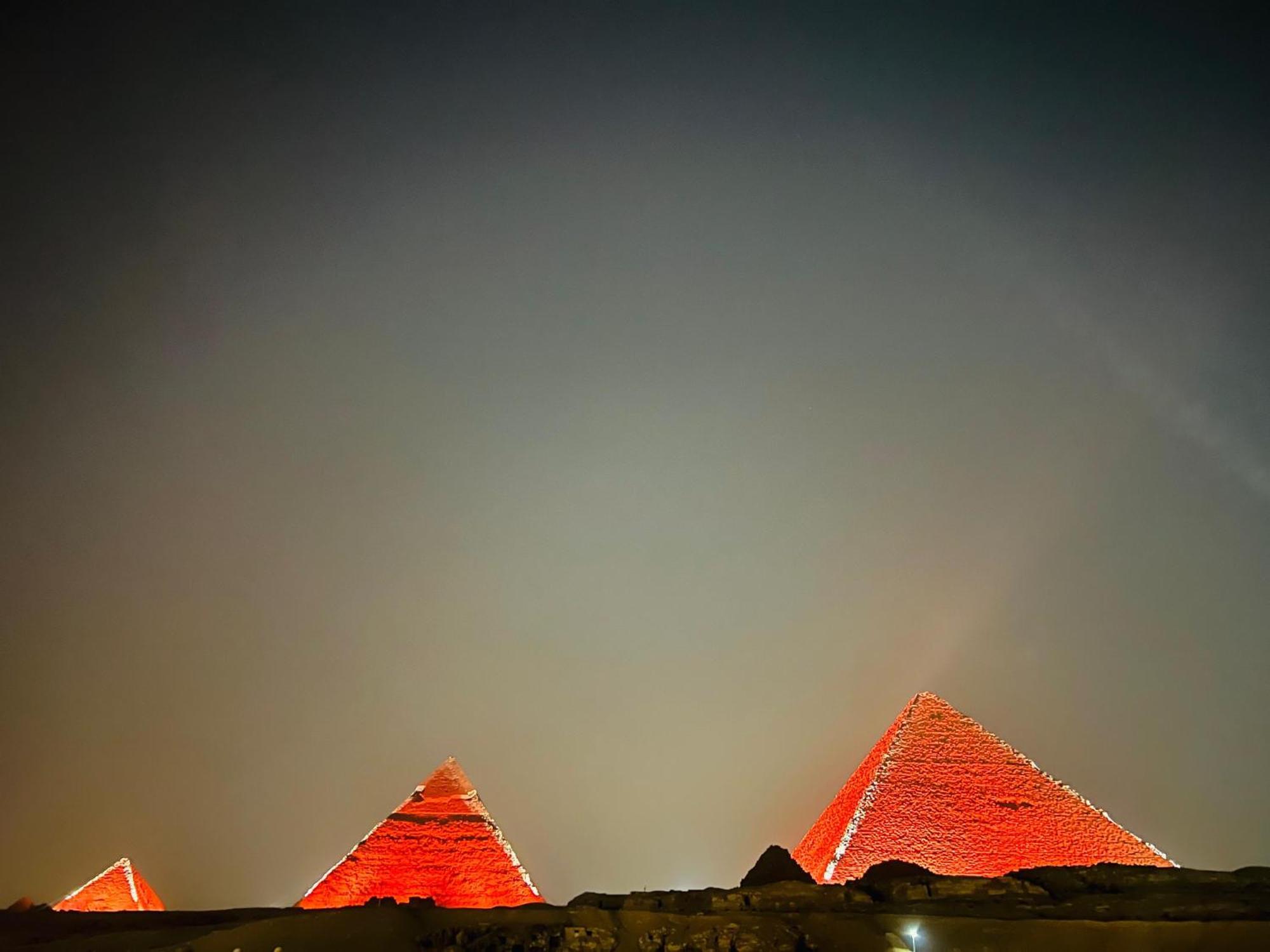 Great Scarab Pyramids View Hotel Kafrat al Jabal Exterior photo