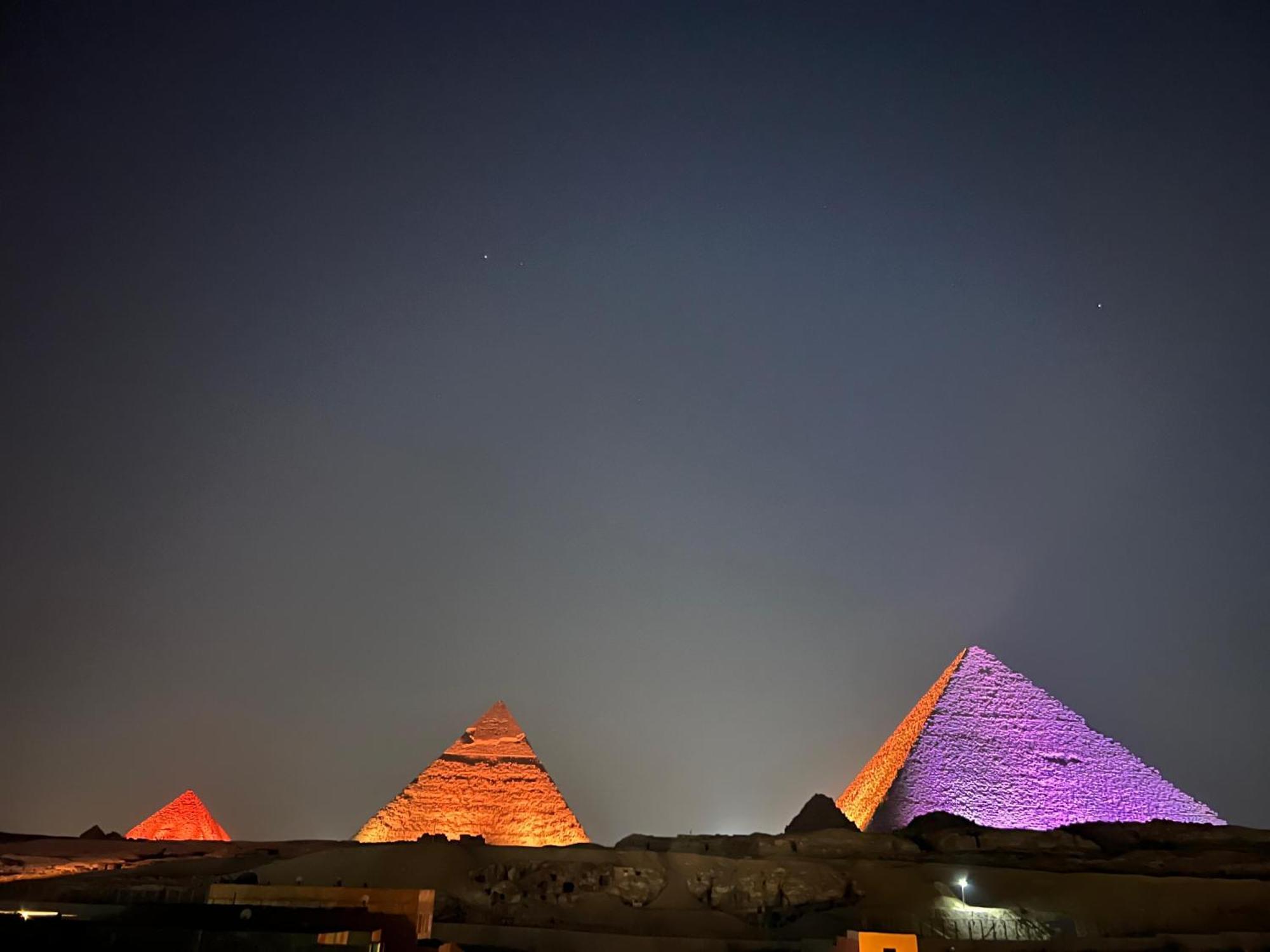 Great Scarab Pyramids View Hotel Kafrat al Jabal Exterior photo